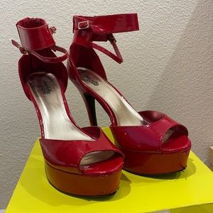 Charlotte Russe Roxylimon Size 8 Red